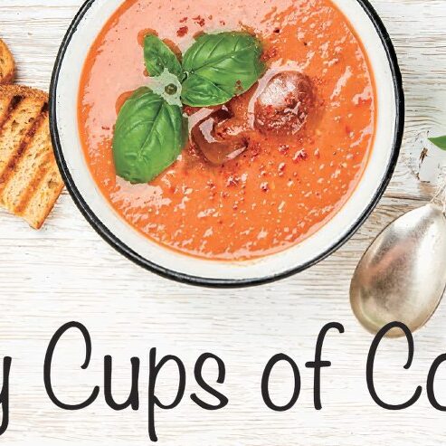 tomato basil soup with pearl couscous